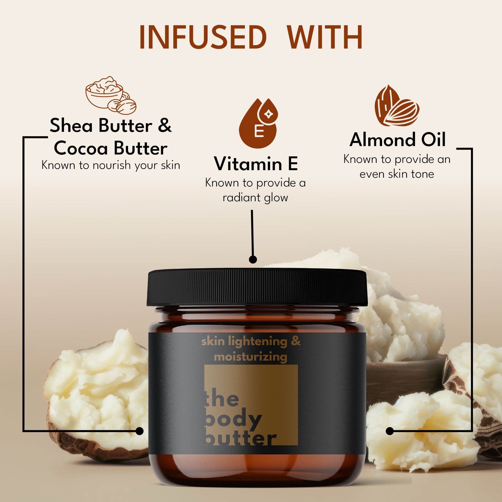 absolutist. Ultra-Rich Body Butter – With Cocoa Butter, Shea Butter, Vitamin E, Aloe Vera & Calendula – Deep Hydration, Skin Repair & Nourishment for Dry, Rough Skin – All Skin Types – 100g