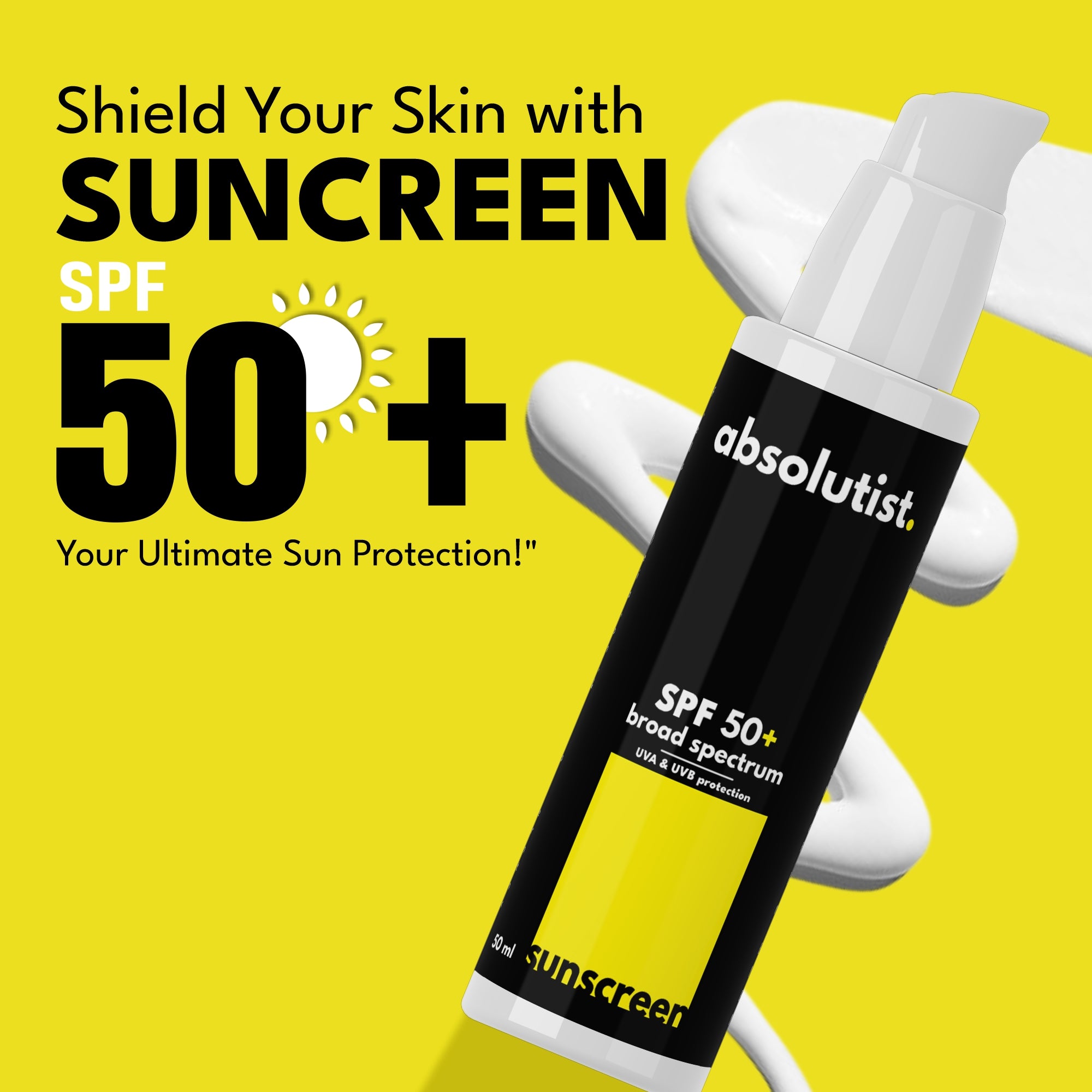 absolutist. SPF 50++ Broad Spectrum Sunscreen // Ultimate Sun Protection & Skin Defense