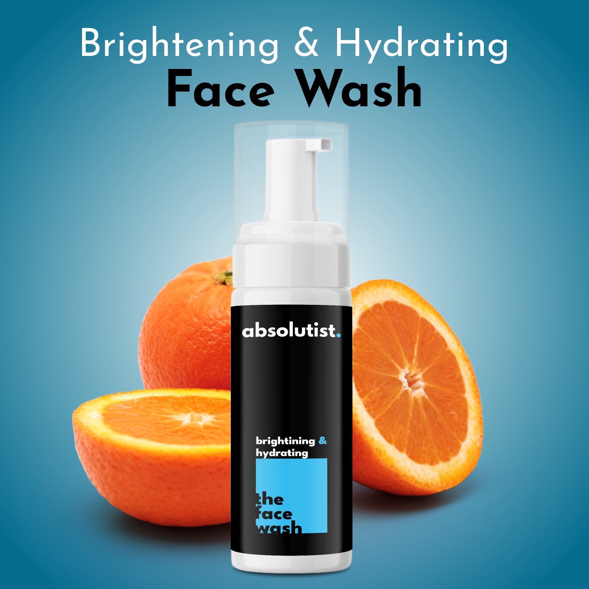 absolutist. Brightening Face Wash – With Glutathione, Vitamin C & Hyaluronic Acid – Skin Brightening, Hydrating & Anti-Pollution Daily Cleanser – For All Skin Types – 100ml